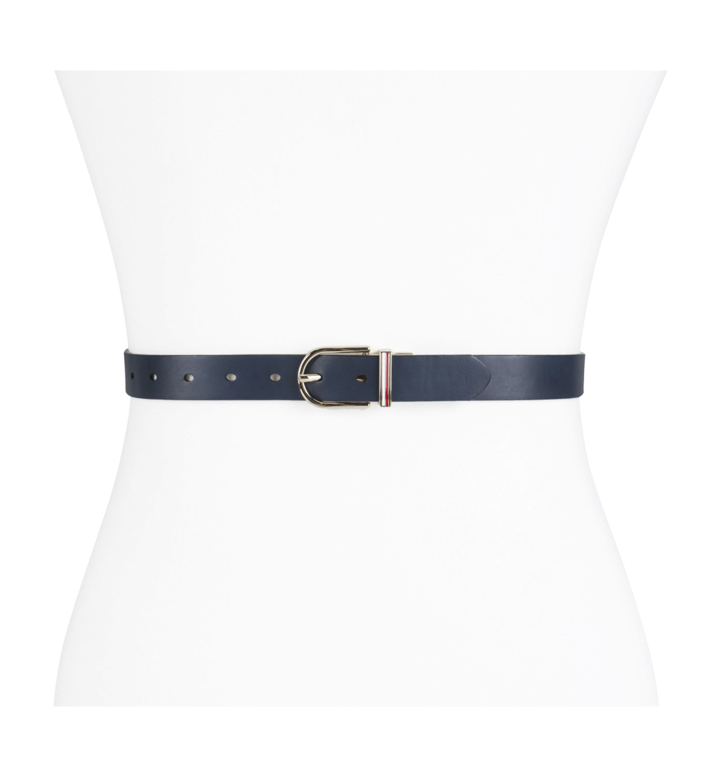 Tommy Hilfiger Women's Reversible Dress Casual Belt - Tan, Navy
