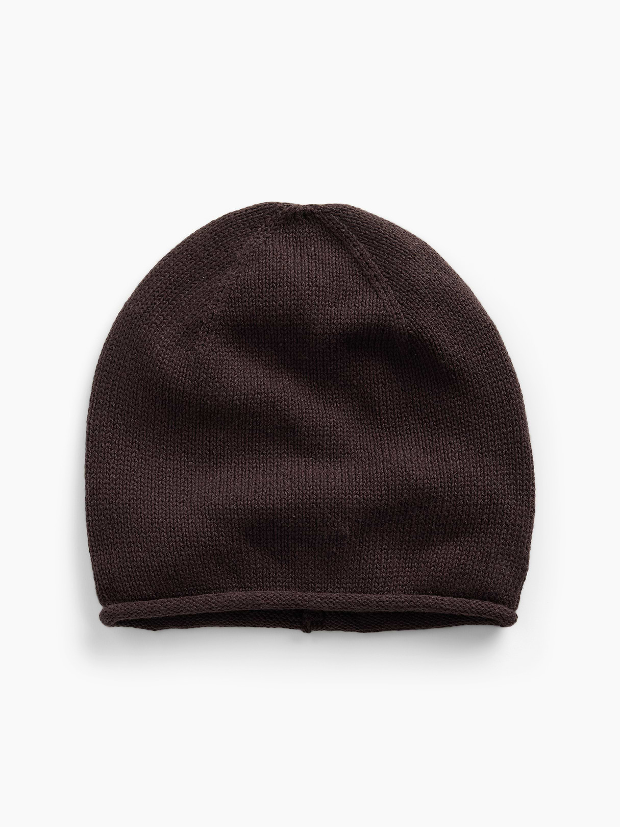 100% Cotton Beanie - Terra brown