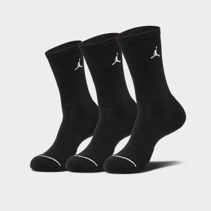 Men's Jordan Everyday Crew Socks (3-Pack) - Black - view 1