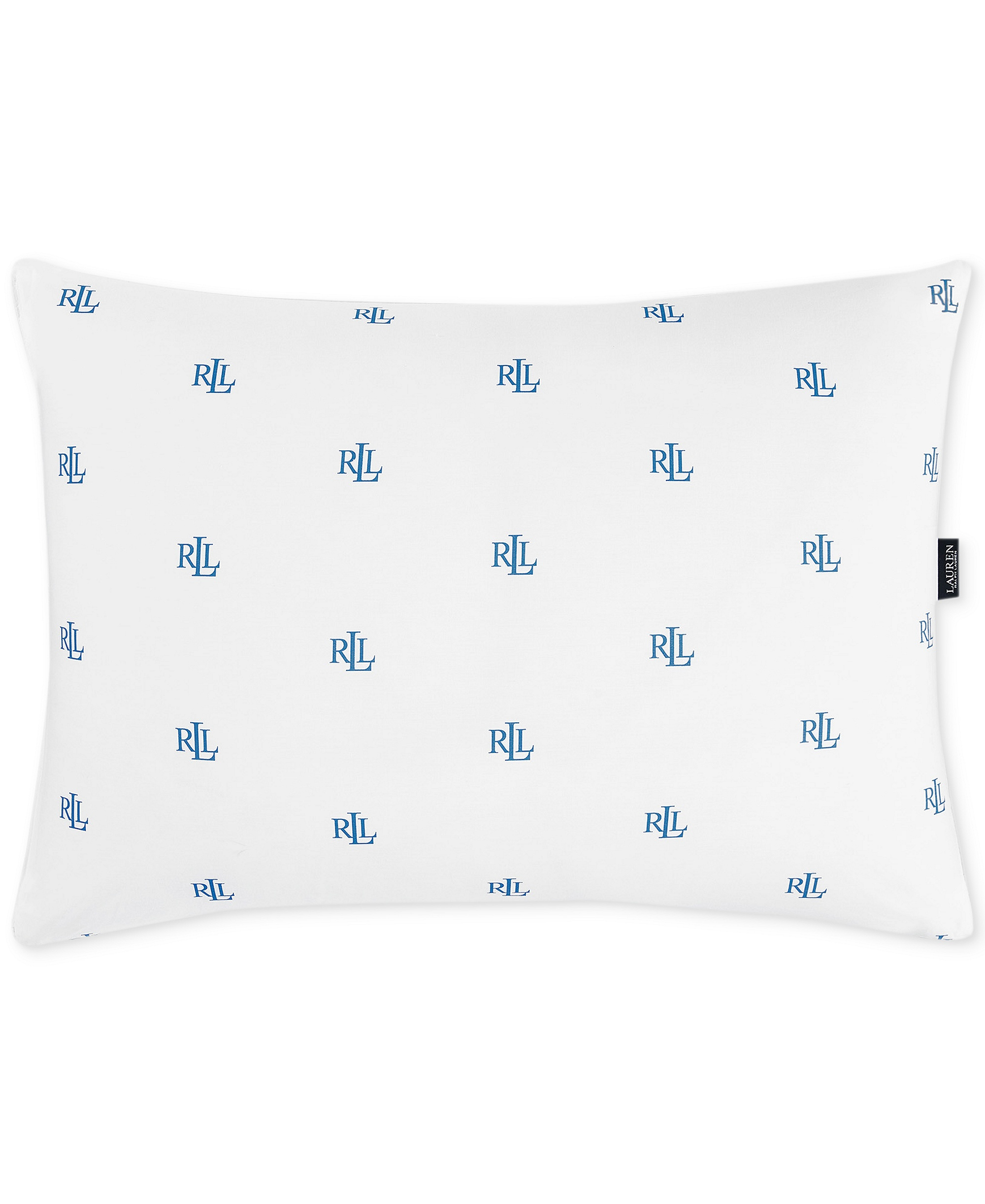 Lauren Ralph Lauren Logo Medium Density 2-Pack Down Alternative Pillow, Standard/Queen - White