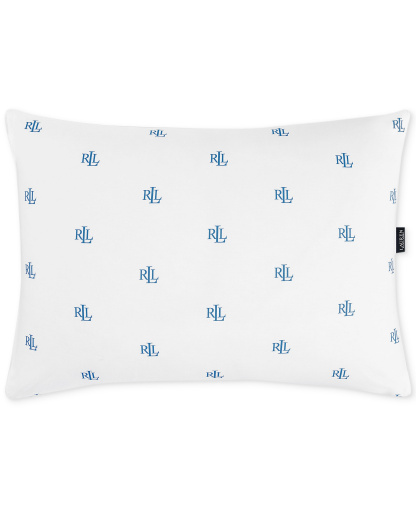 Lauren Ralph Lauren Logo Medium Density 2-Pack Down Alternative Pillow, Standard/Queen - White