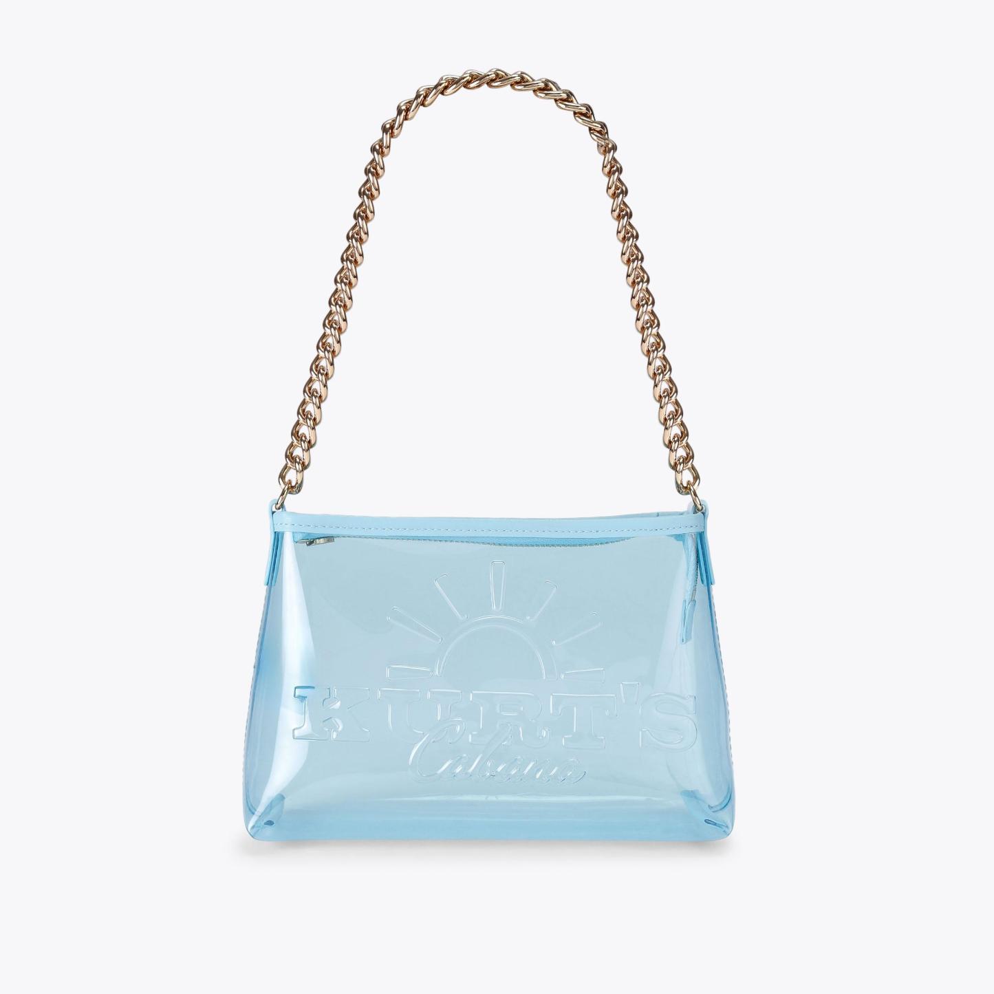 Kurt Geiger London Kurt's Cabana Small Pochette Bag - Blue