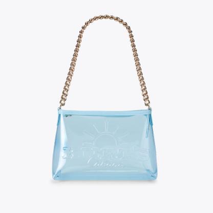 Kurt Geiger London Kurt's Cabana Small Pochette Bag - Blue