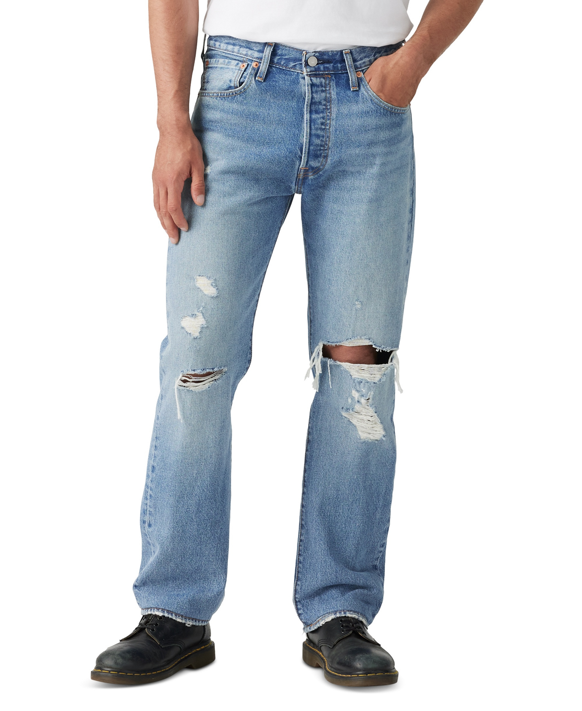 Levi's Men's 501™ Regular-Fit Button Fly Non-Stretch Jeans - Lookin Good Dx