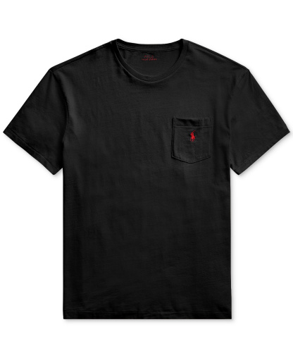Polo Ralph Lauren Men's Classic-Fit Crewneck Pocket T-Shirt - Derby Blue Heather