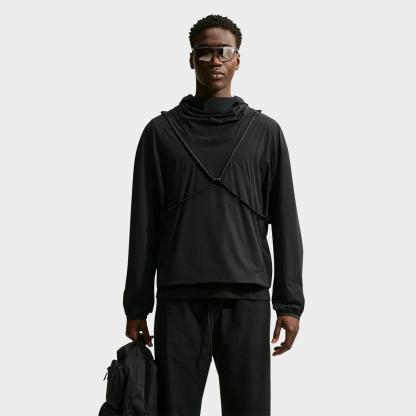 Men's Nithtke Tech Helios Dri-FIT Convertible Pullover Top - Black/Anthracite/Black