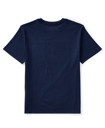 Polo Ralph Lauren Boys' 8-20 Flag Cotton Jersey Tee - Cruise Navy