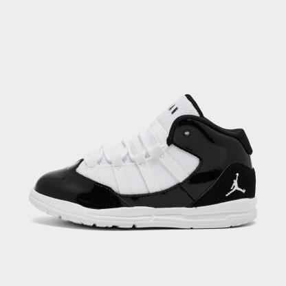 Boys' Toddler Jordan Max Aura Basketball Shoes - White/Black - view 1