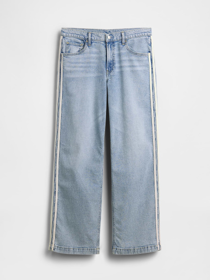 Low Rise '90s Loose Jeans - Medium wash