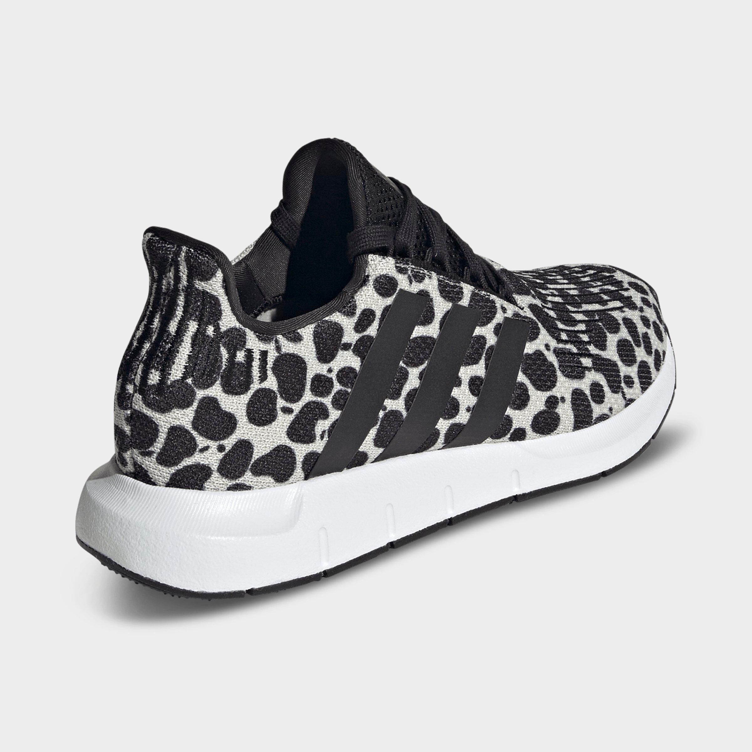 Women's adidas Swift Run 1.0 Casual Shoes - Beige/Core Black/Cloud White - Back view