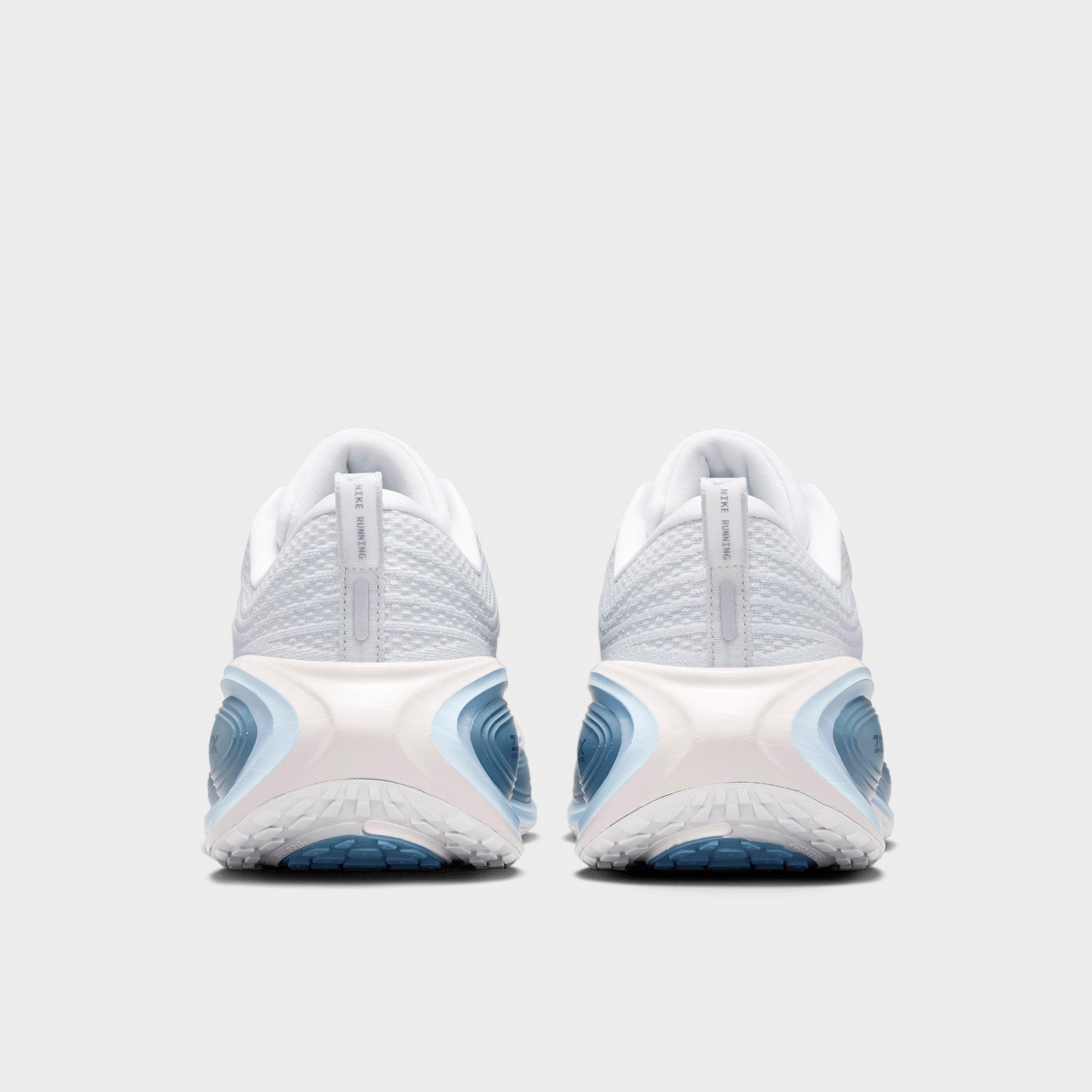 Men's Nithtke Vomero Plus Running Shoes - Part 1 - Off White/Grey Fog/Thunderstorm/Obsidian - Back view
