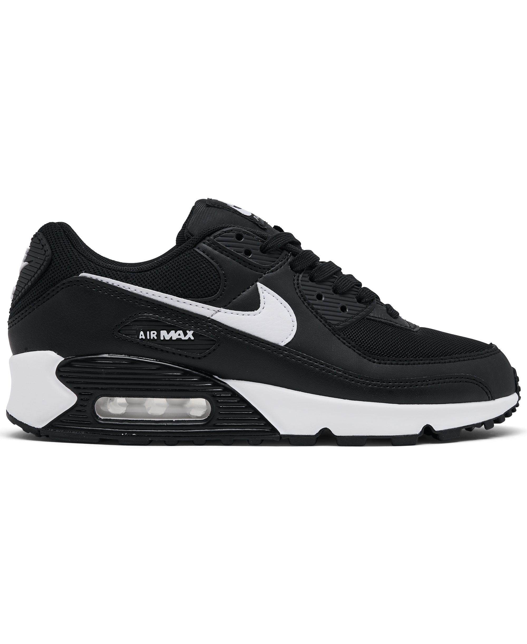 Nike Women's Air Max 90 Casual Sneakers from Finish Line - Black, White