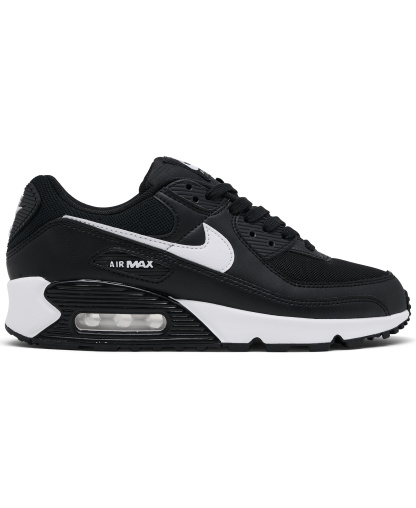 Nike Women's Air Max 90 Casual Sneakers from Finish Line - Black, White