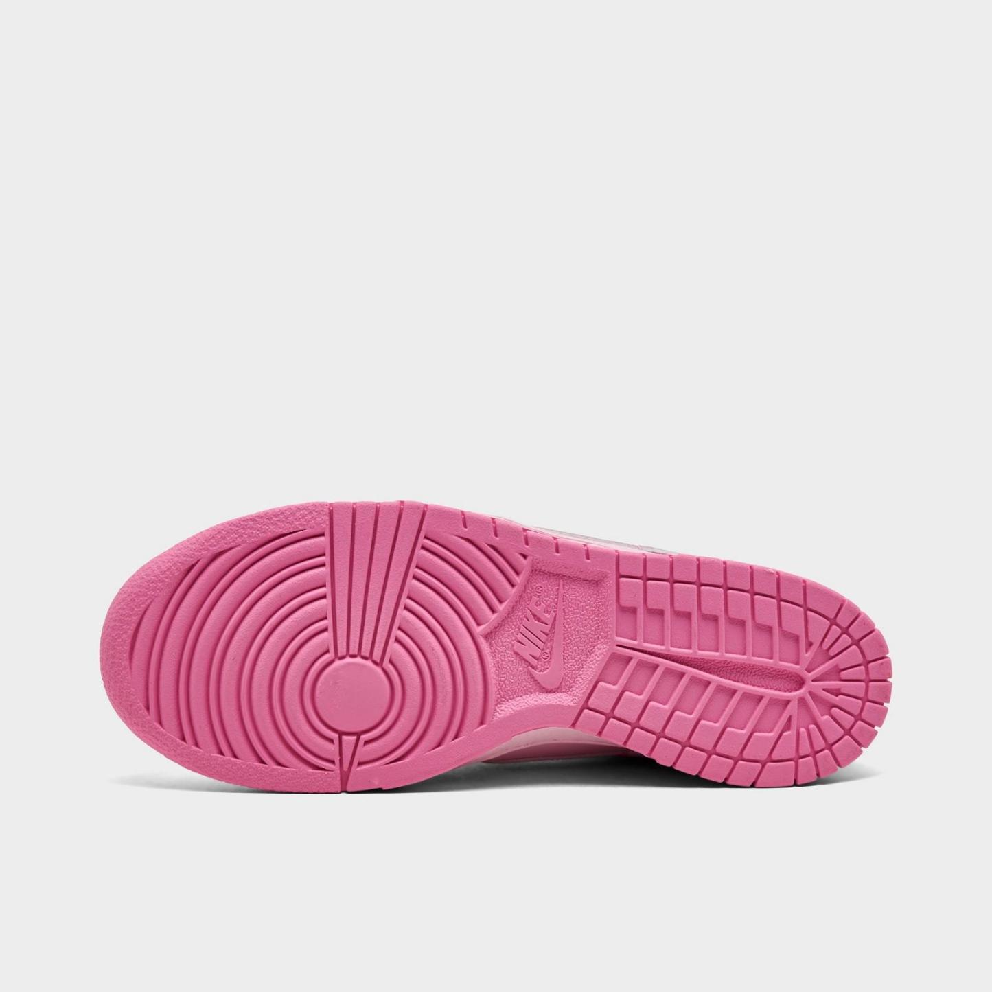 Big Kids' Nike Dunk Low Casual Shoes - Pink Rise/Pink Foam/White/Playful Pink