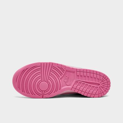 Big Kids' Nike Dunk Low Casual Shoes - Pink Rise/Pink Foam/White/Playful Pink