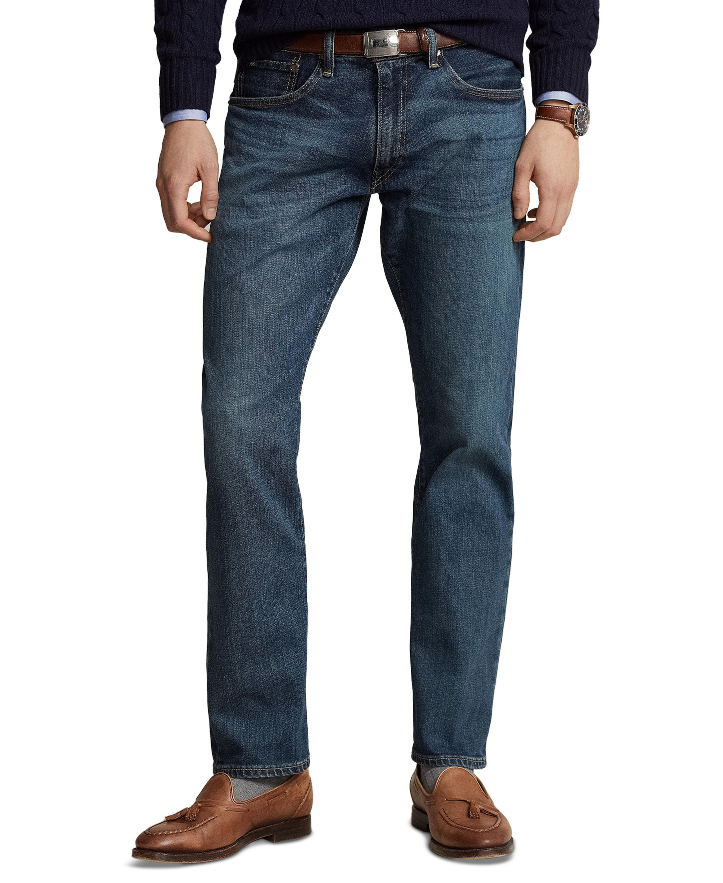 Polo Ralph Lauren Men's Varick Slim Straight Jeans - Rockford Medium