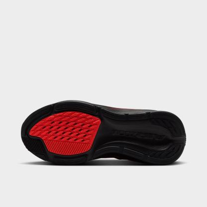 Big Kids' Nithtke Pegasus 42 Running Shoes - Black/University Red/Wolf Grey/Bright Crimson - Bottom view