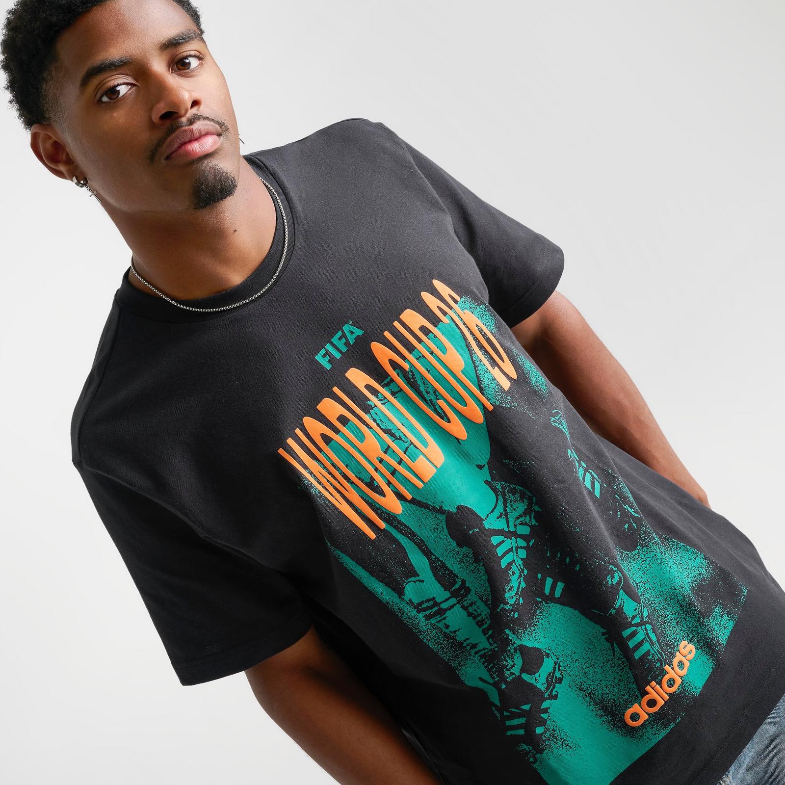 Men's adidas FIFA World Cup 26 Tour Graphic T-Shirt - Black - view 5