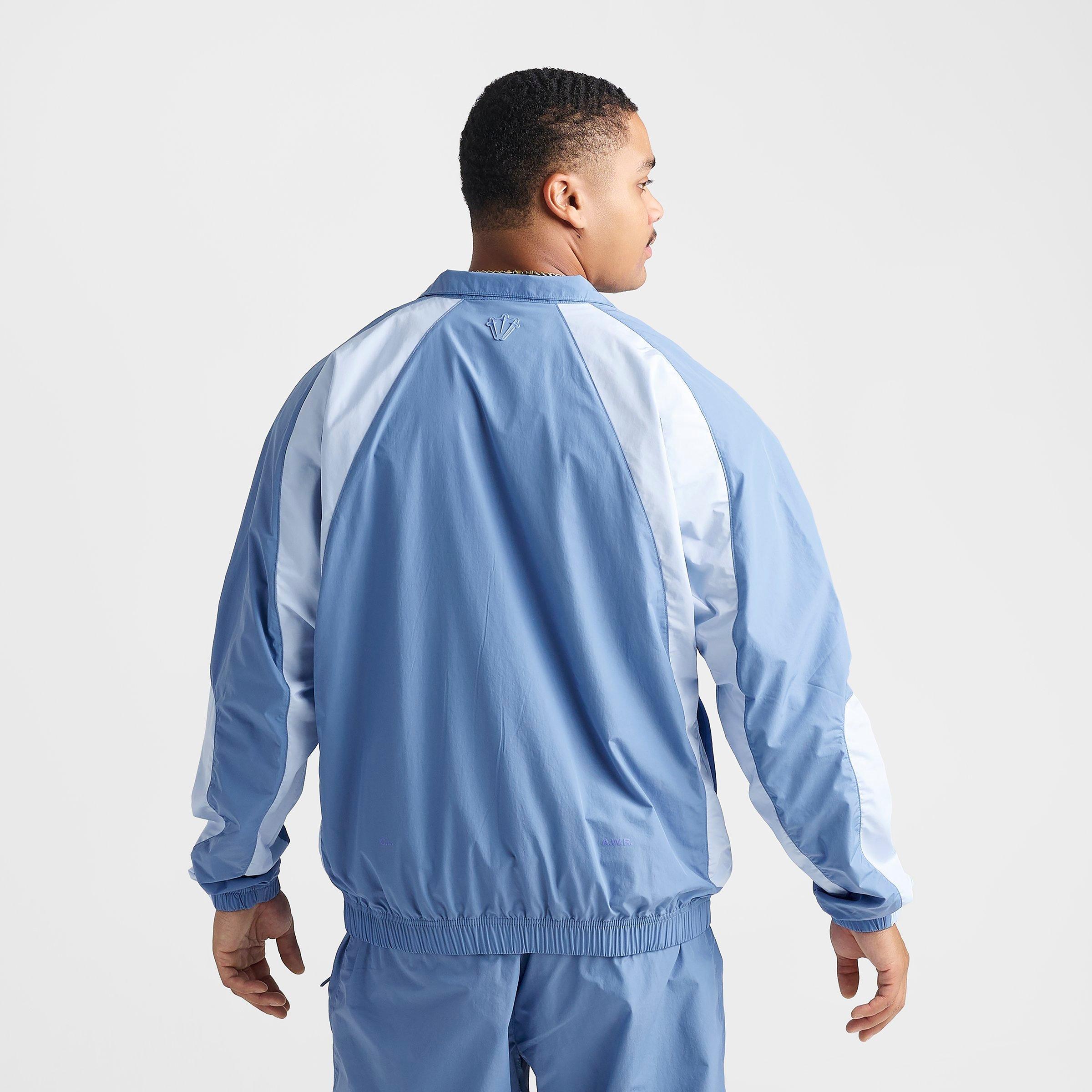 Men's Nithtke NOCTA Northstar Nylon Full-Zip Track Jacket - Work Blue/Chambray Blue/Polar