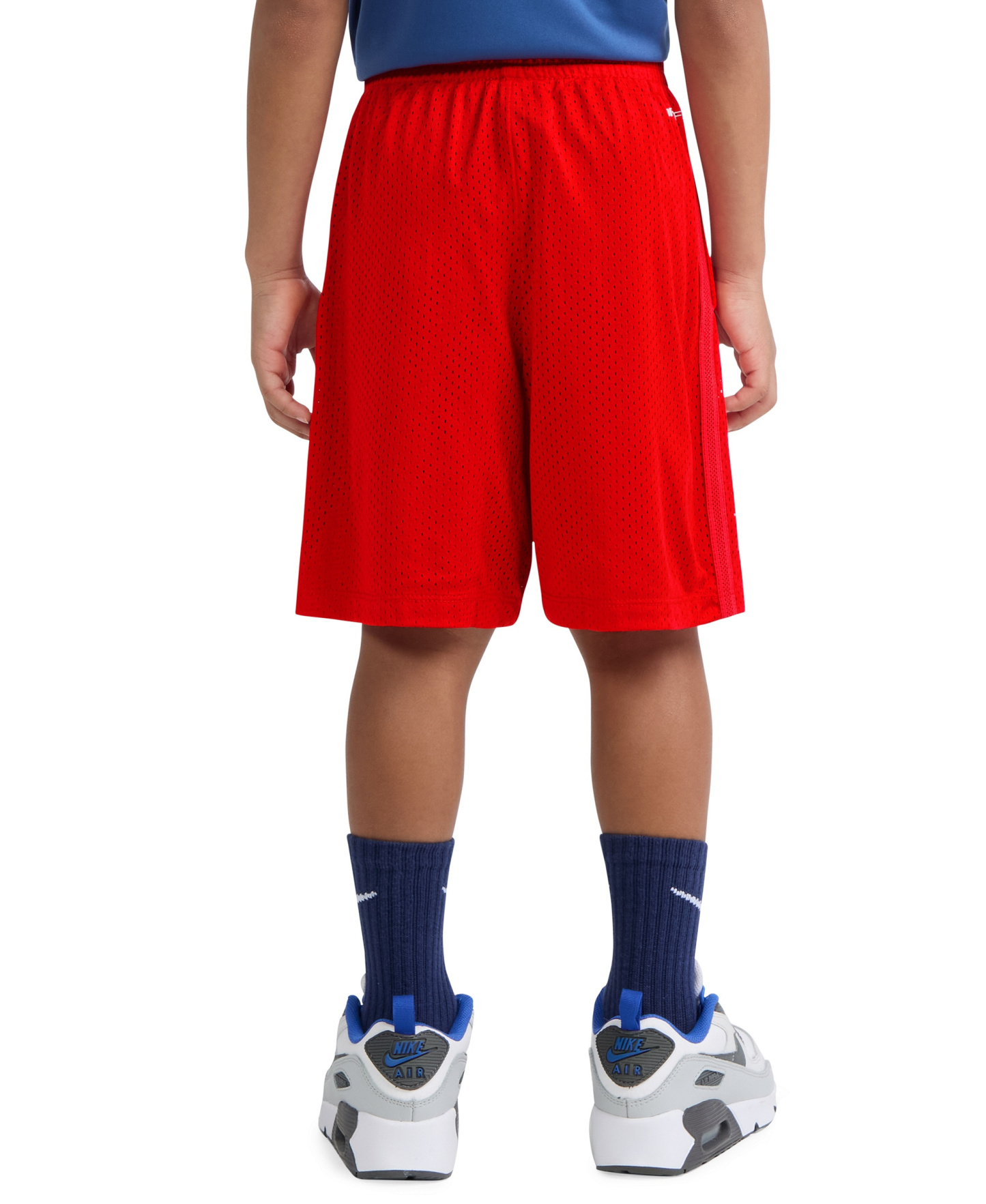 Nike Boys' 4-7 Dri-FIT Logo Mesh Pull-On Shorts - University Red