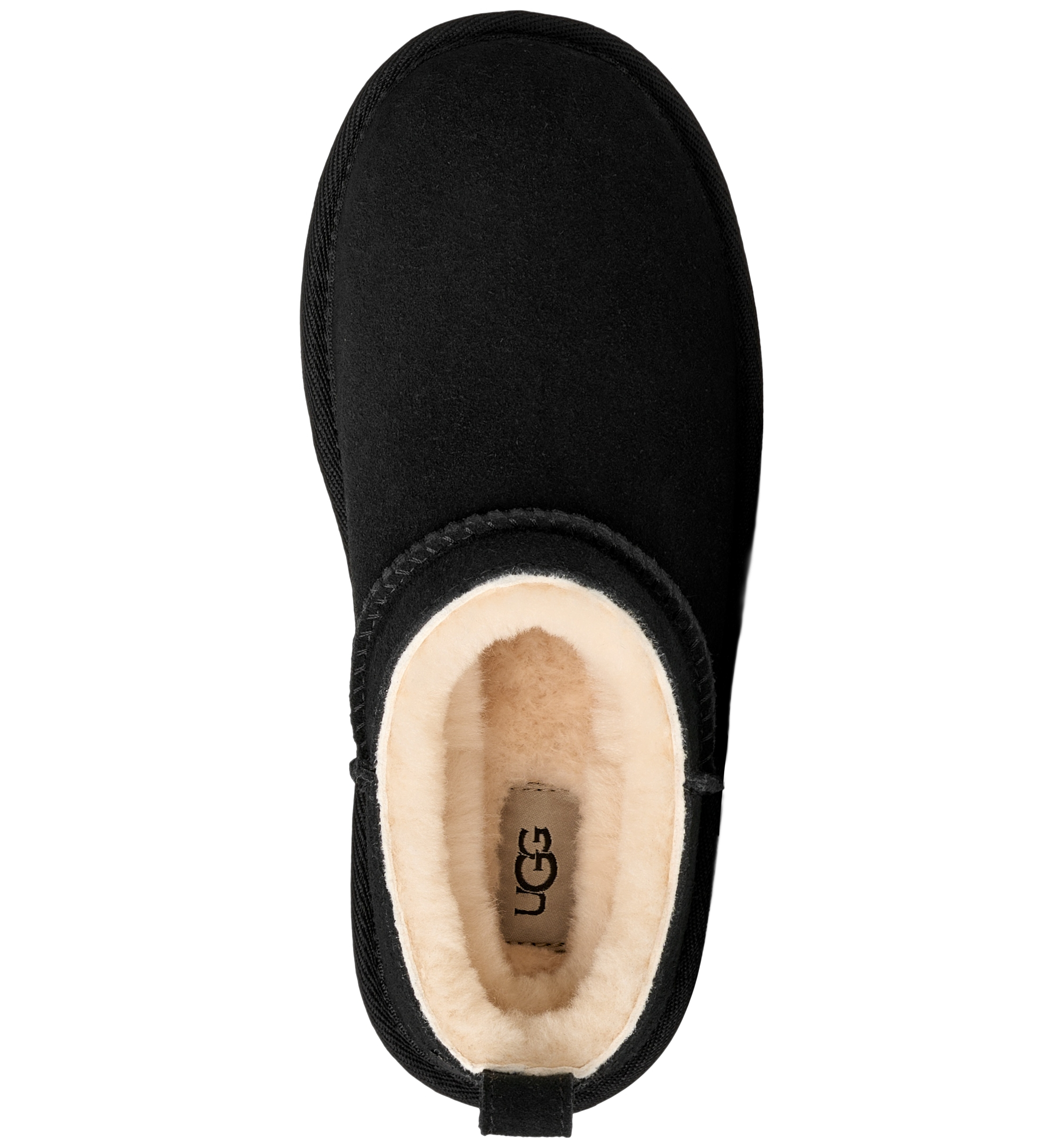 UGG® Kids' Classic Micro Slip-On Booties - Black