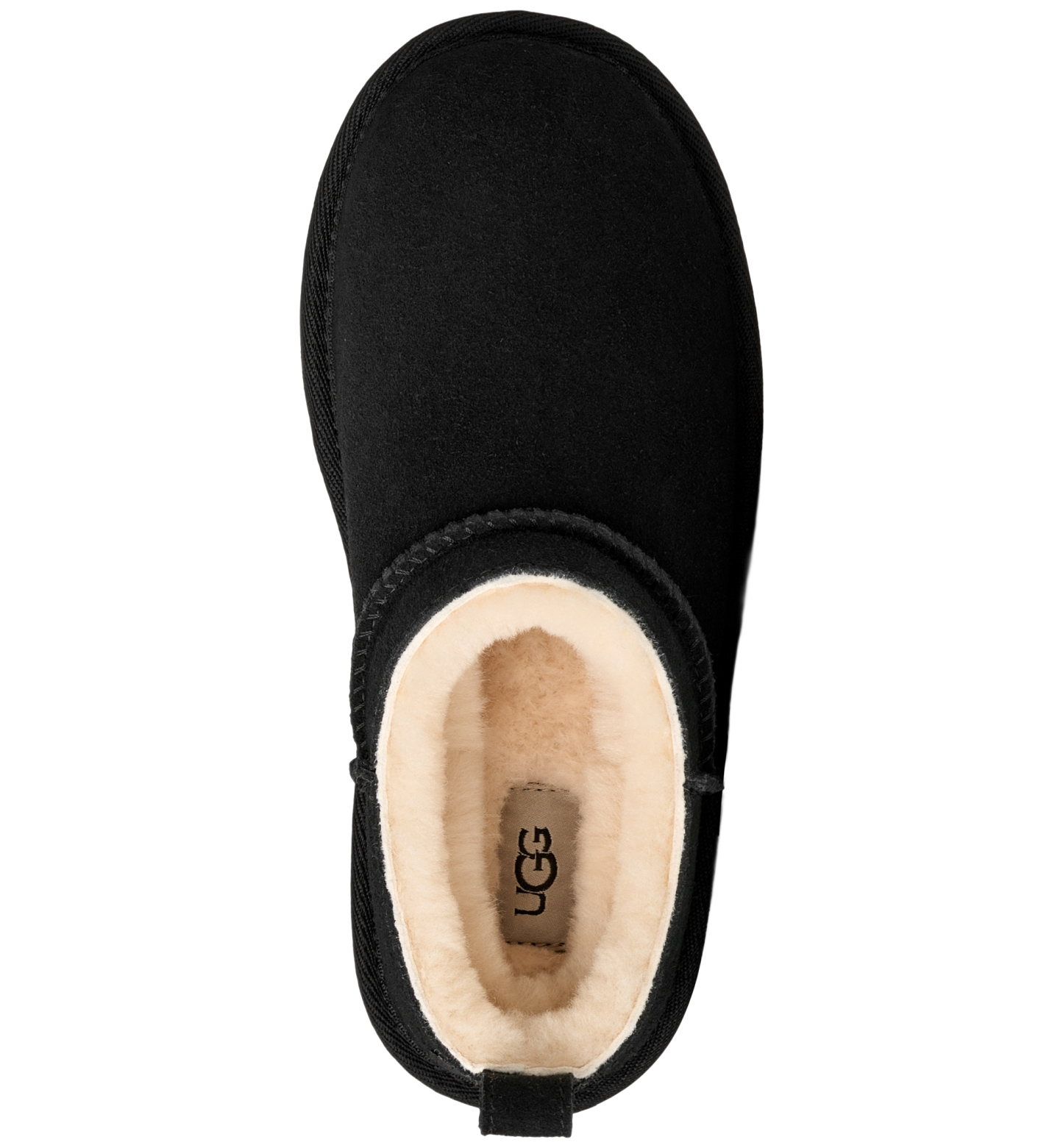 UGG® Kids' Classic Micro Slip-On Booties - Black
