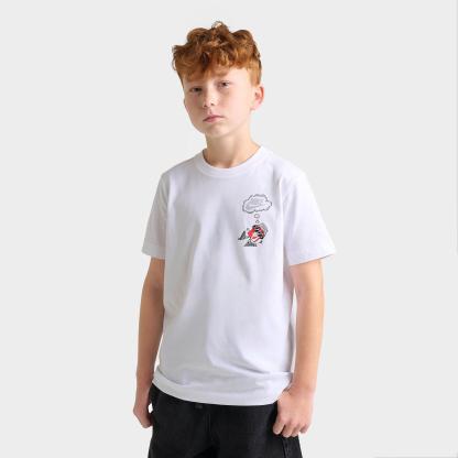 Big Kids' Nithtke Sportswear Boxy Thoughts T-Shirt - White
