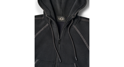 UGG Women's Classic Long-Sleeve Full-Zip Hoodie - Black