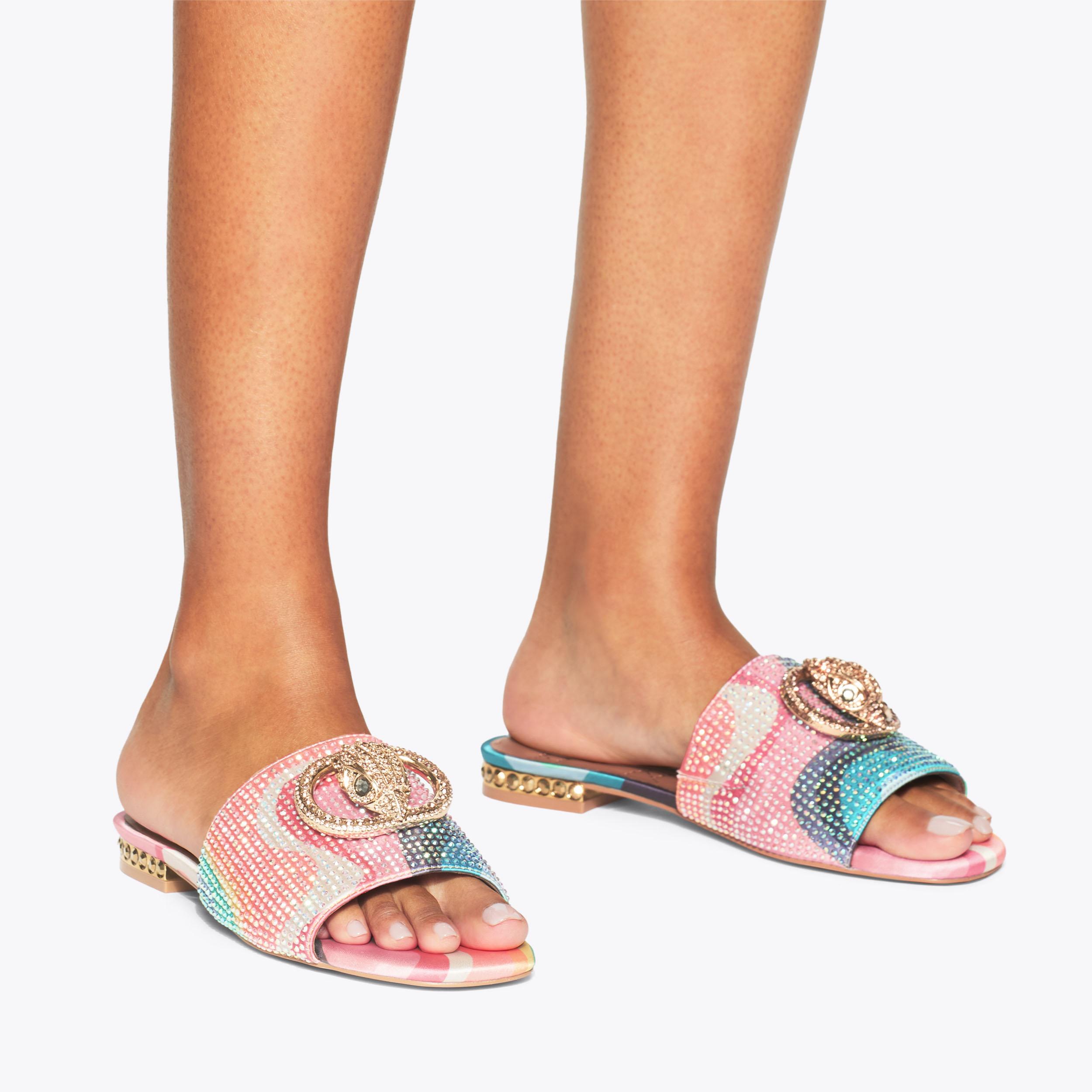 Kurt Geiger London Chelsea Flat Sandal - Multi Colored - view 2
