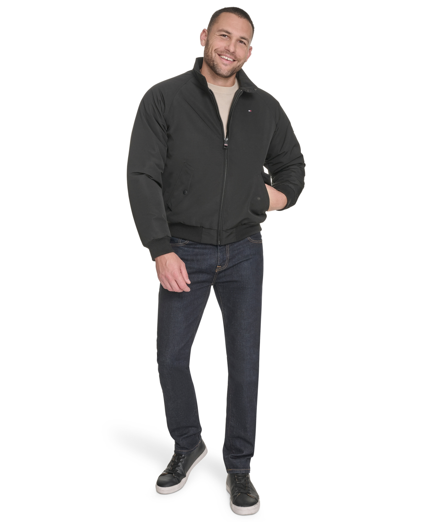 Tommy Hilfiger Men's New Modern Bomber - Black