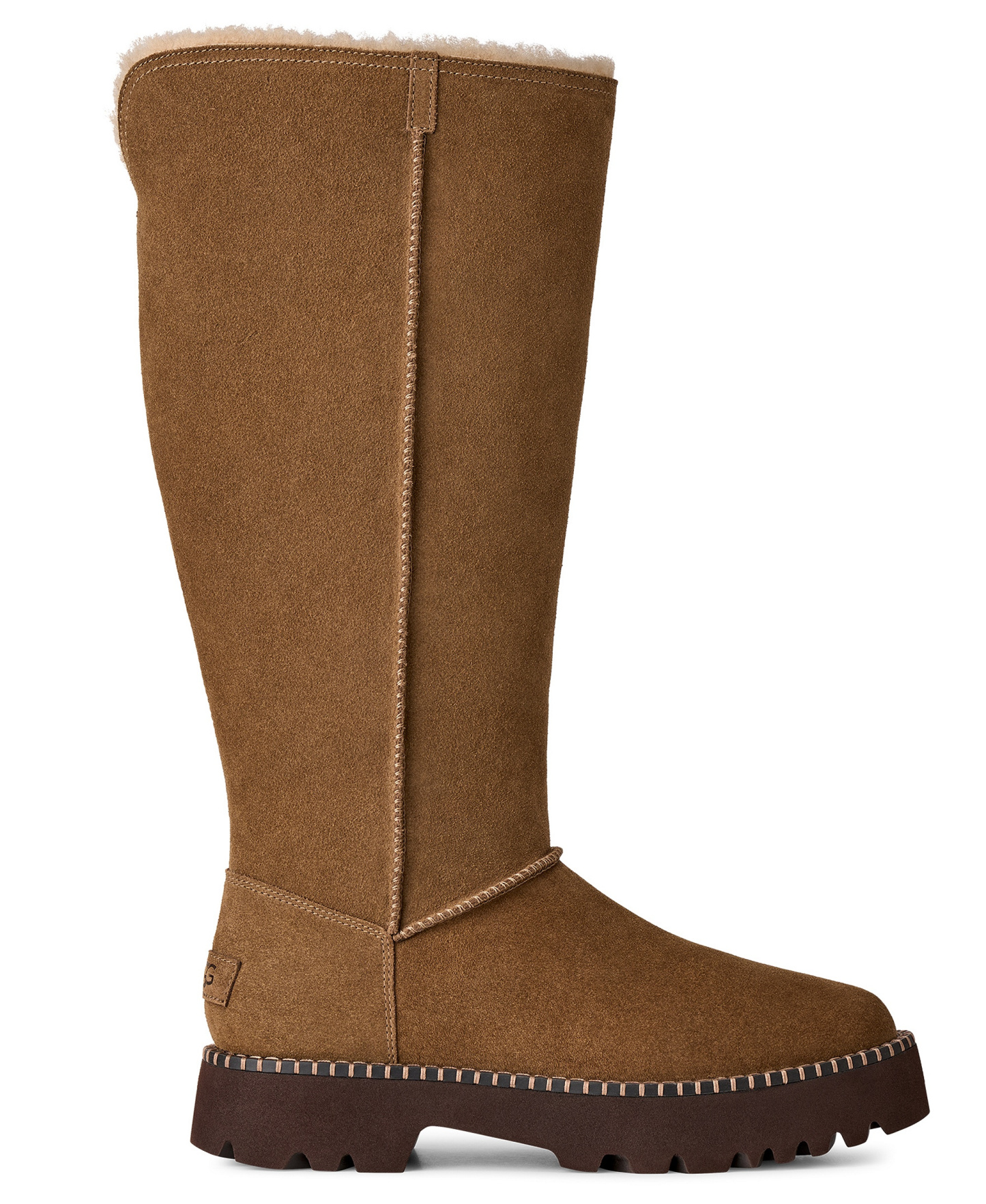 UGG® Women's Uptowner Round Toe Tall Boots - Light Bronze