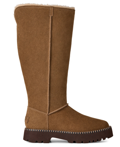 UGG® Women's Uptowner Round Toe Tall Boots - Light Bronze