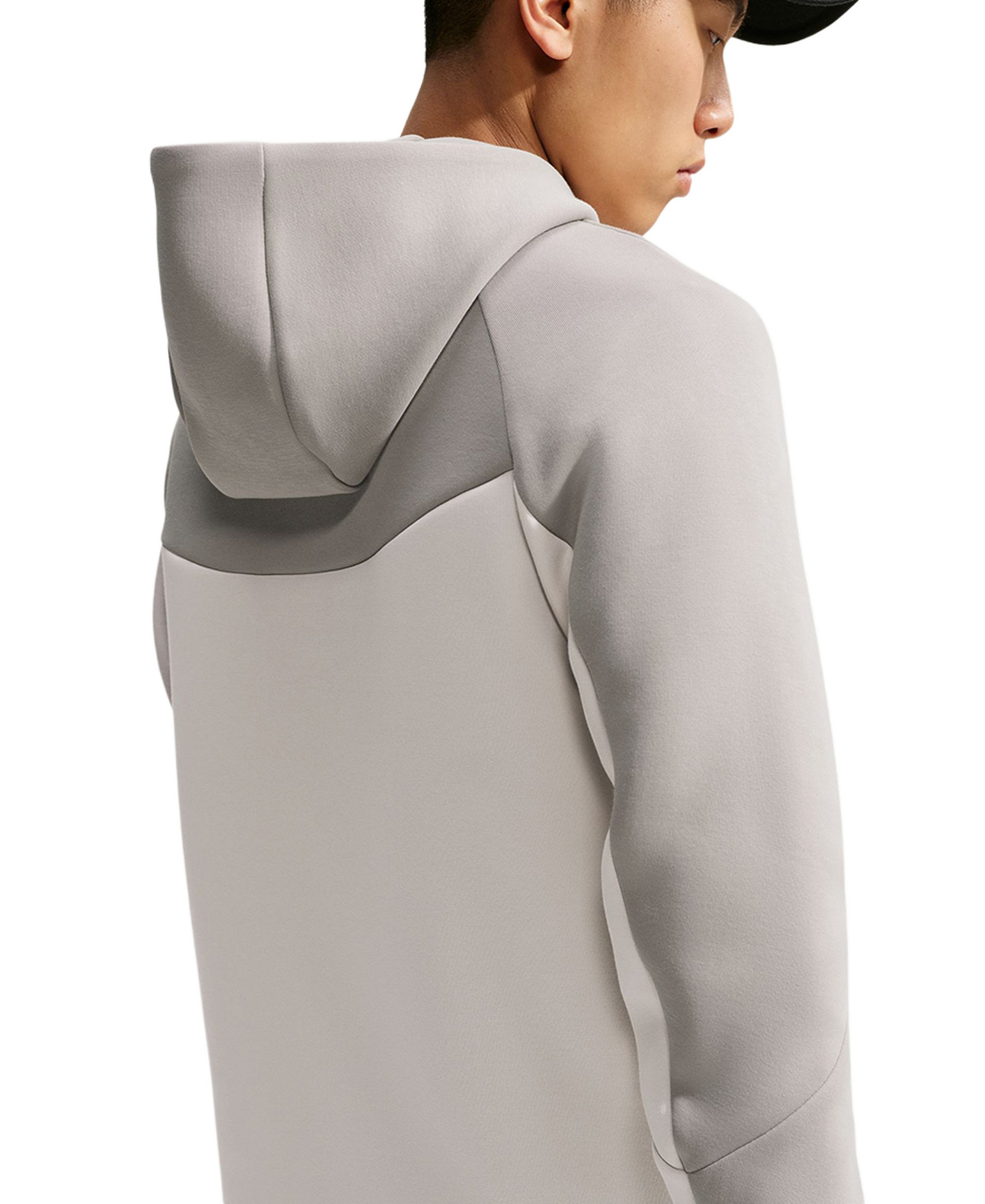 Nike Men's Tech Fleece Full-Zip Hoodie - College Grey/Light Bone/Black