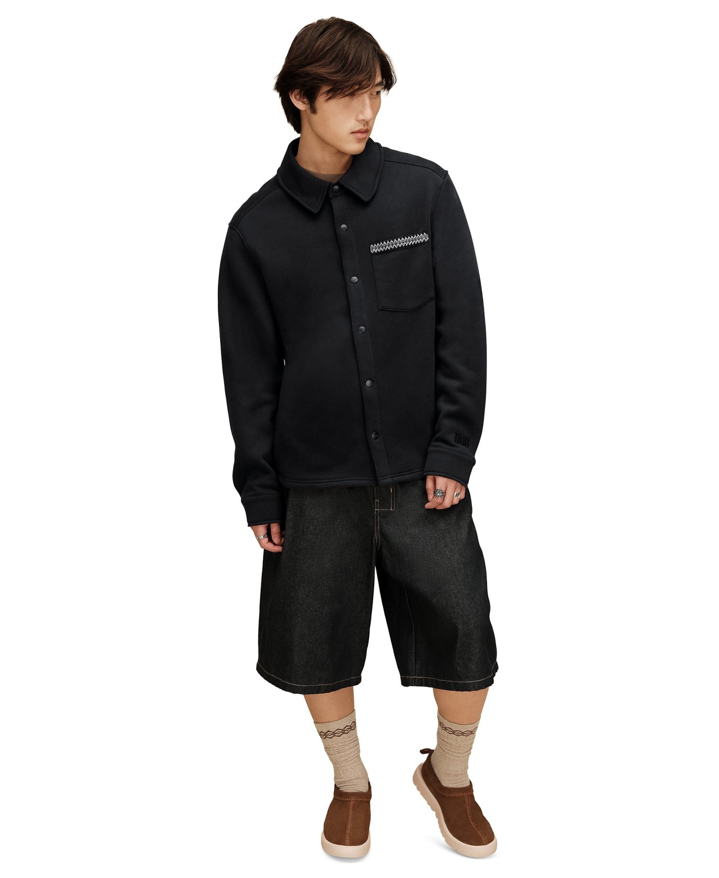 UGG® Men's Tasman Relaxed-Fit Shirt Jacket - Tar
