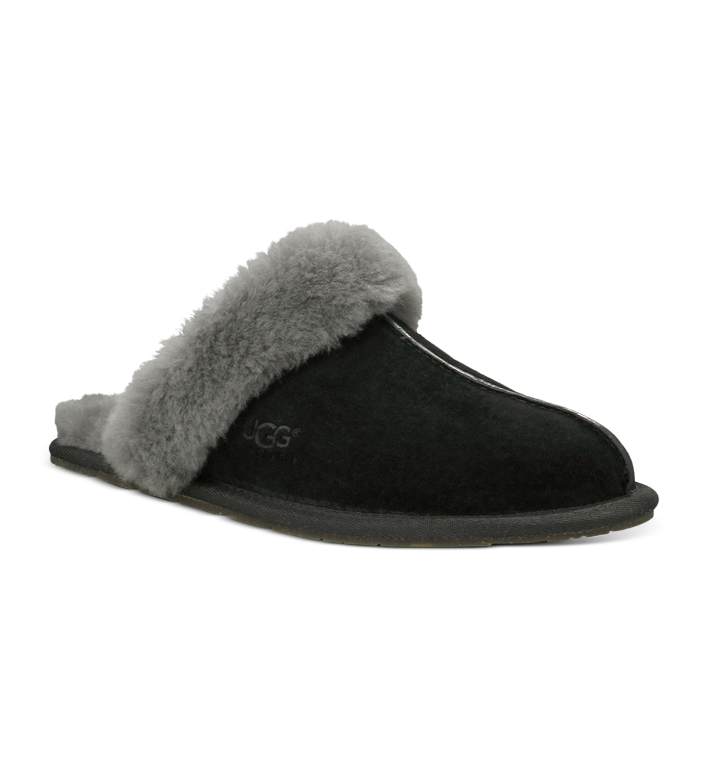 UGG® Women's Scuffette II Slip-On Slippers - Black/Gray