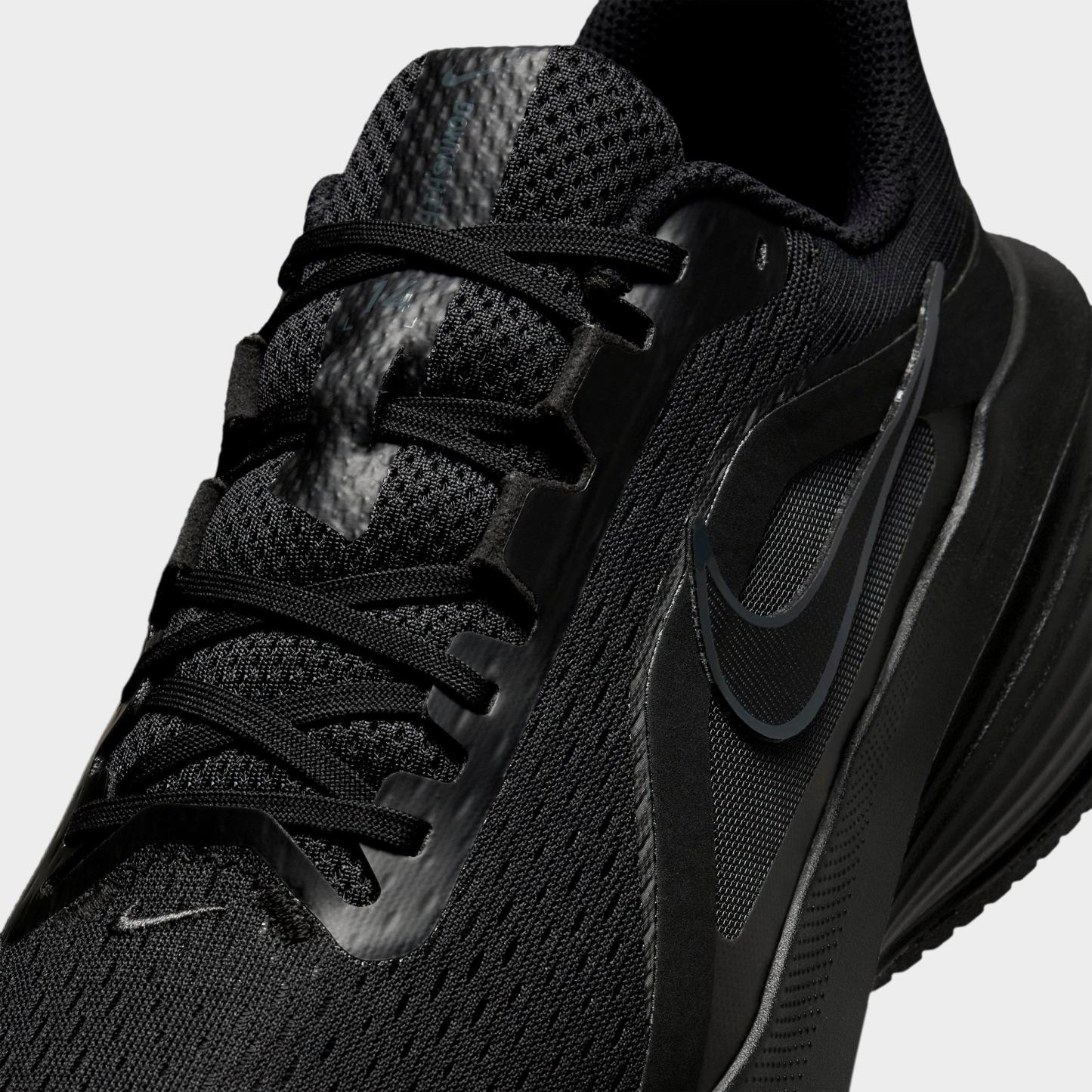 Men's Nithtke Downshifter 14 Running Shoes - Black/Anthracite/Black - Detail shot