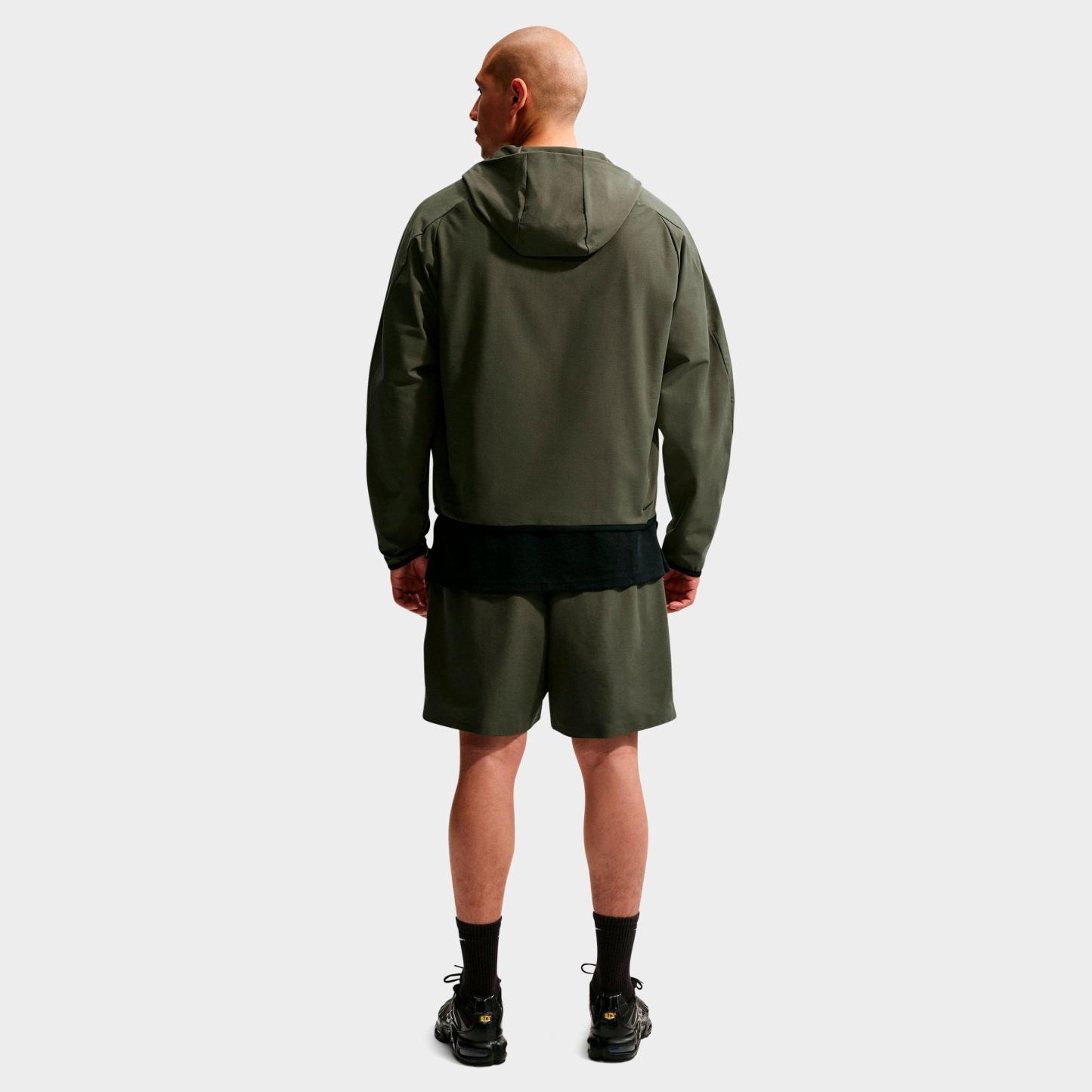 Men's Nithtke Tech Shori Knit Full-Zip Windbreaker Jacket - Cargo Khaki/Black