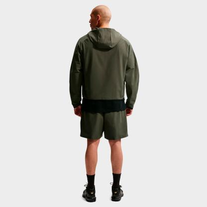Men's Nithtke Tech Shori Knit Full-Zip Windbreaker Jacket - Cargo Khaki/Black