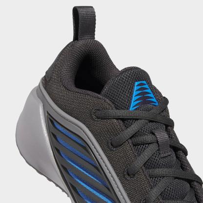 Big Kids' adidas Believe That 1 Basketball Shoes - Grey Three/Carbon/Lucid Ray Blue - Detail shot