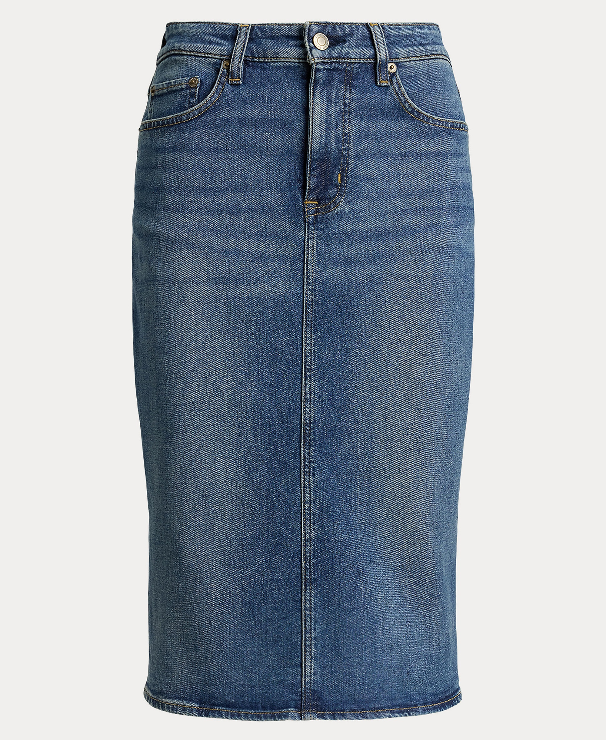 Lauren Ralph Lauren Women's Denim Pencil Skirt - Atlantic Blue Wash