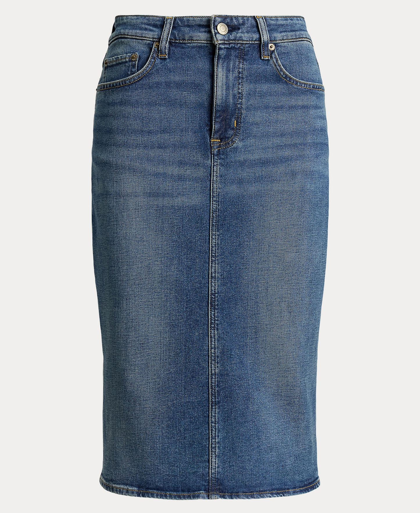 Lauren Ralph Lauren Women's Denim Pencil Skirt - Atlantic Blue Wash