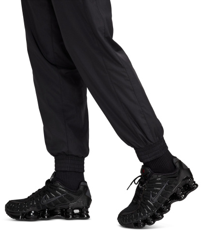 Nike Women's Sportswear Classic Woven Mid-Rise Jogger Pants - Black/White