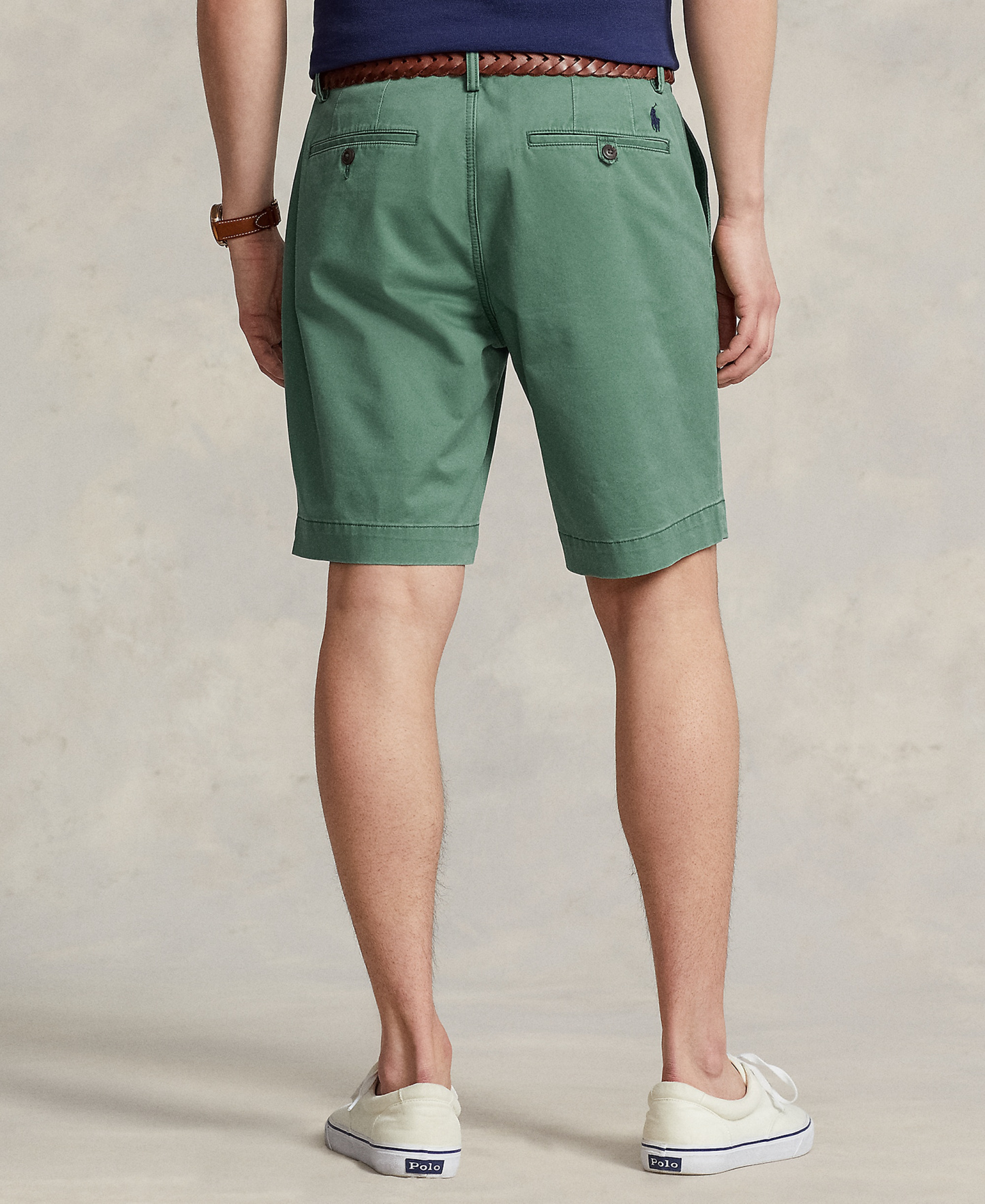 Polo Ralph Lauren Men's Stretch Classic-Fit Chino Shorts, 9" inseam - Washed Forest