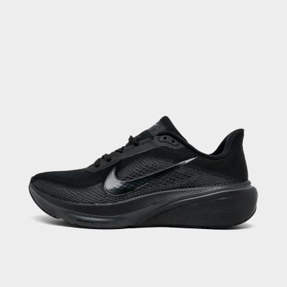 Women's Nithtke Pegasus 42 Running Shoes - Part 1 - Black/Anthracite/Black - Left shoe facing left. Outside of the shoe.