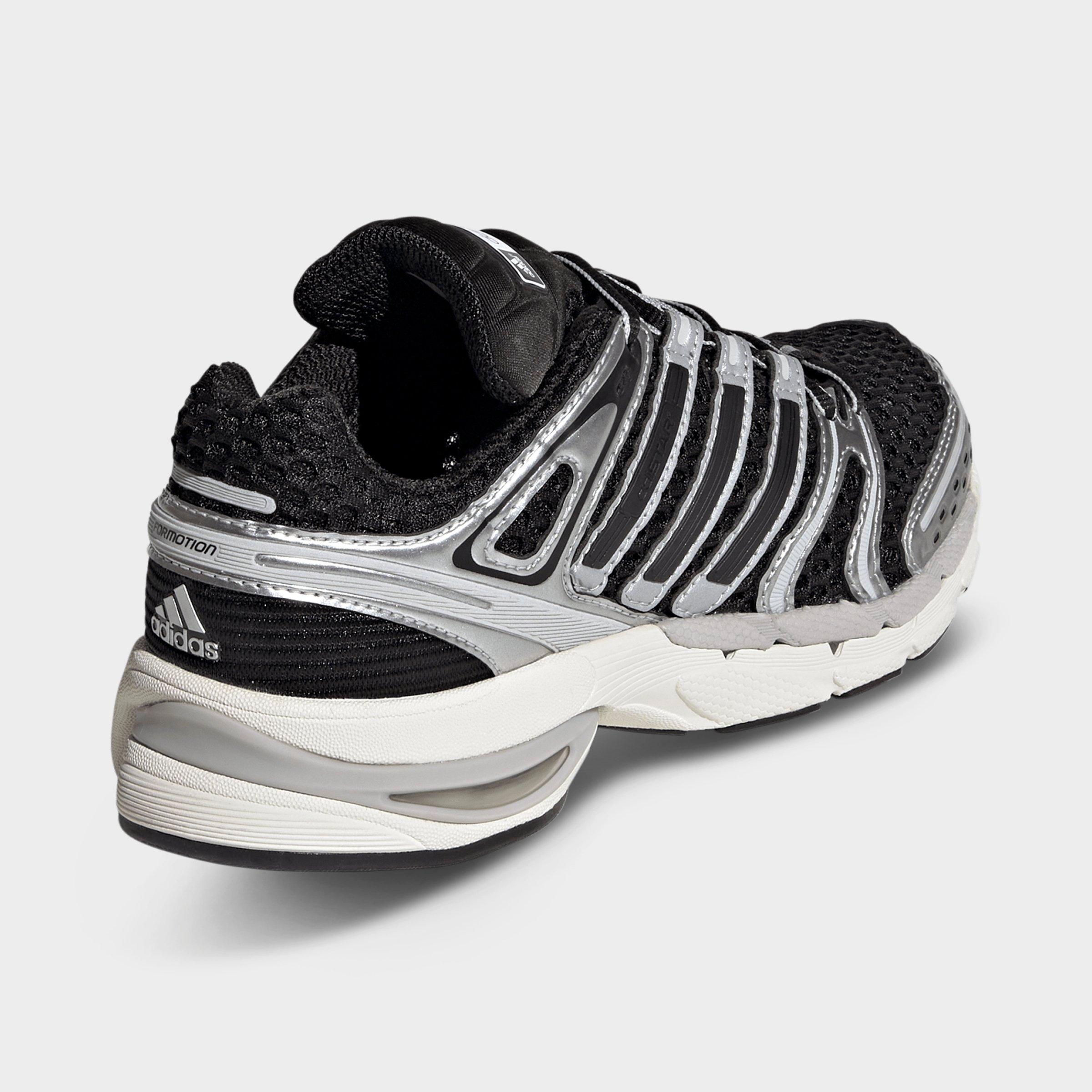 Girls' Big Kids' adidas x Liberty London Adistar Control 5 Casual Shoes - Core Black/Silver Metallic/Grey One - Back view