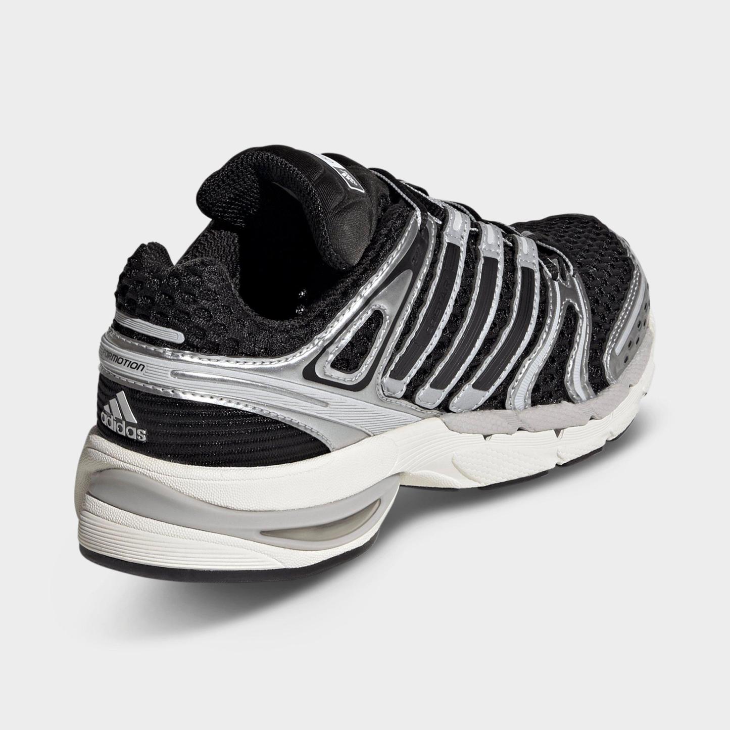 Girls' Big Kids' adidas x Liberty London Adistar Control 5 Casual Shoes - Core Black/Silver Metallic/Grey One - Back view