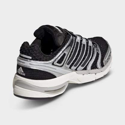 Girls' Big Kids' adidas x Liberty London Adistar Control 5 Casual Shoes - Core Black/Silver Metallic/Grey One - Back view