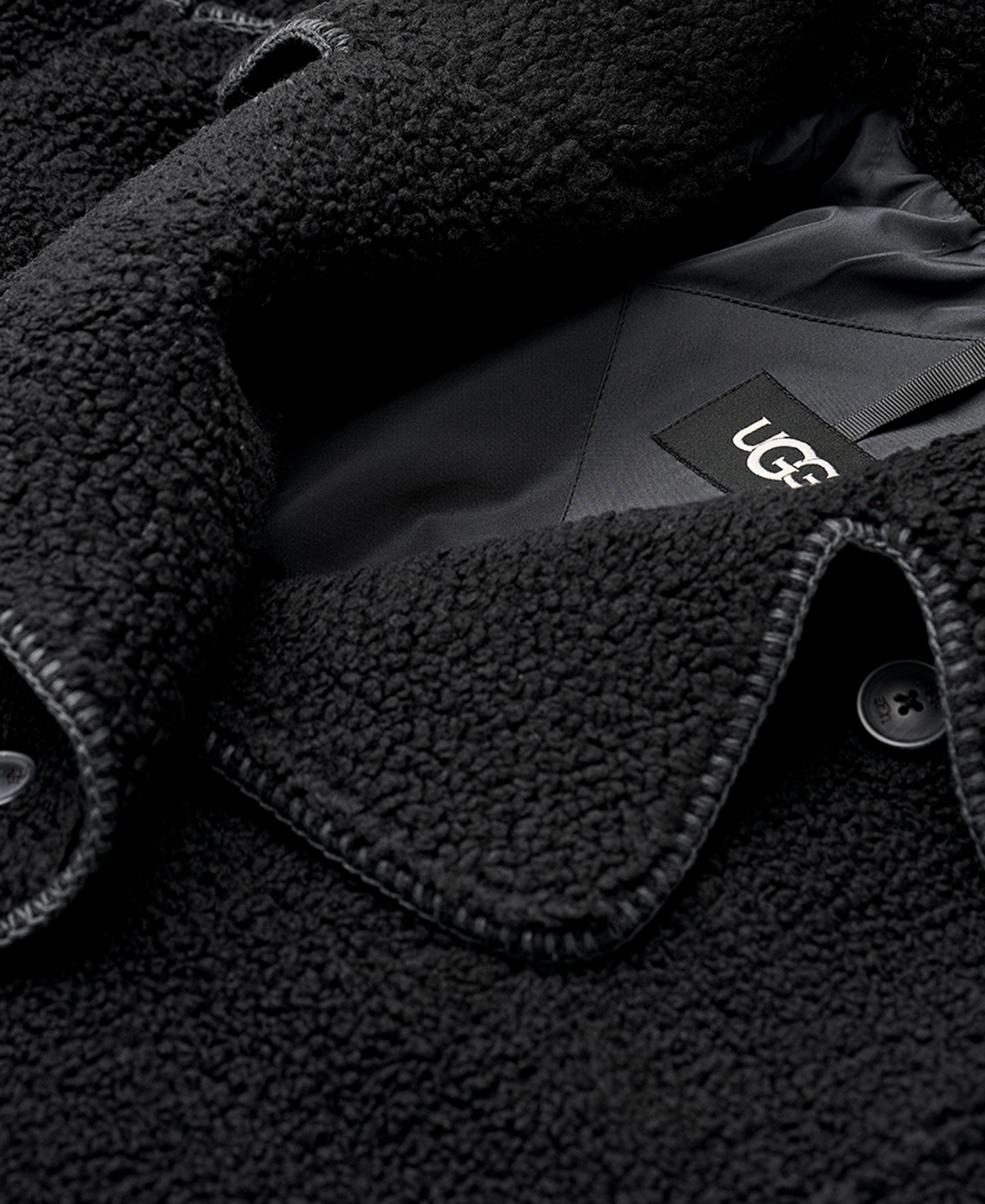UGG Women's Sema Fluff Coat - Black