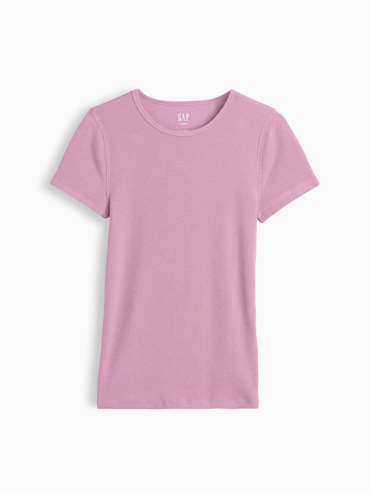 Modern Rib T-Shirt - Wispy pink mauve