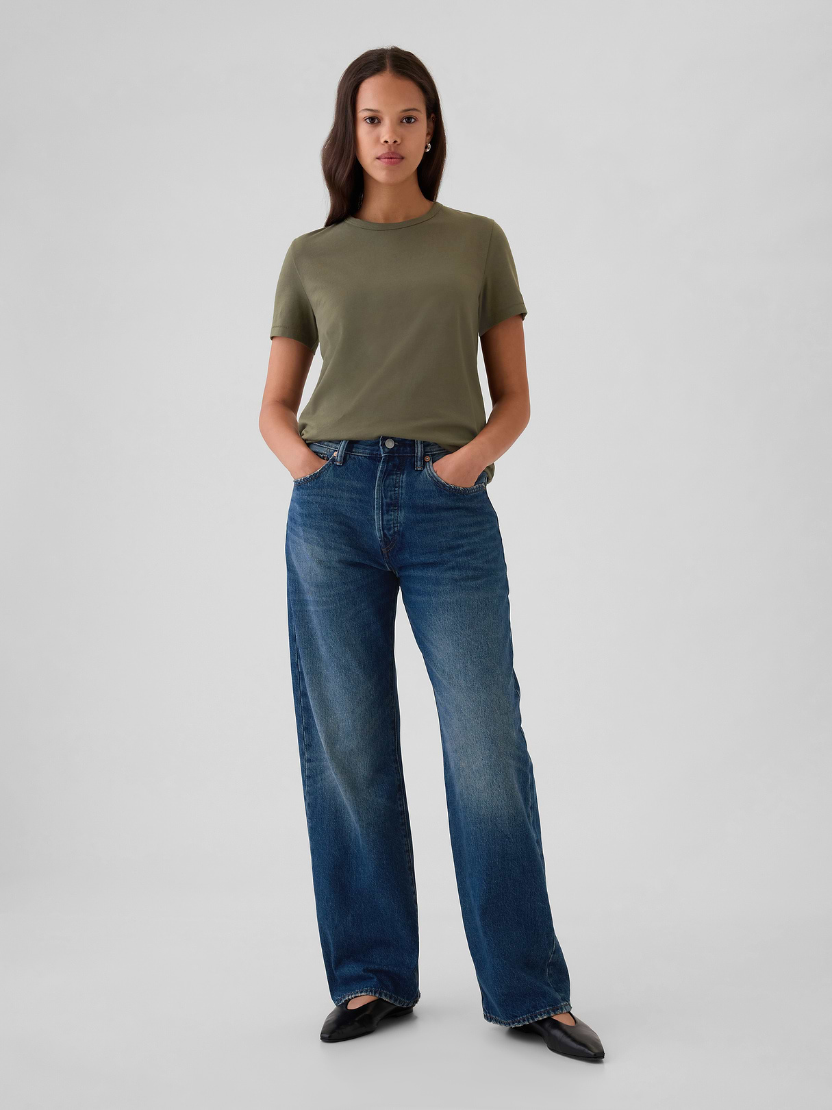 Organic Cotton VintageSoft T-Shirt - olive green